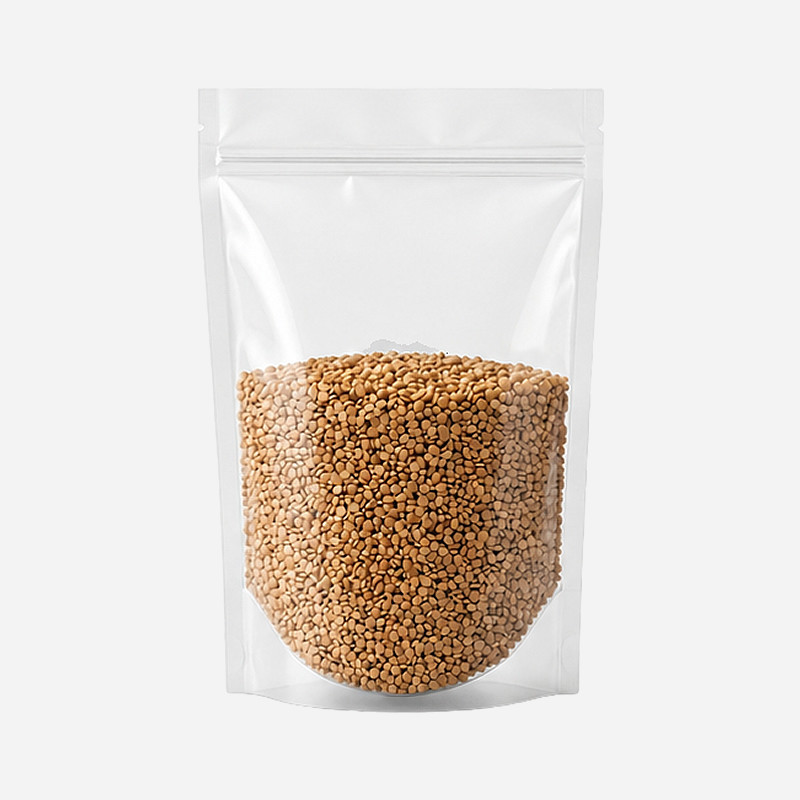 Transparent Standing Zipper Pouch 1kg [Code: TSZP1K]