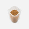 Transparent Standing Zipper Pouch 250 gm