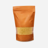 Brown Standing Zipper Pouch 500 gm